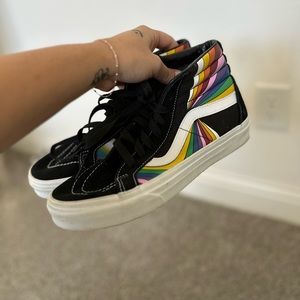Vans off the wall high top sneakers